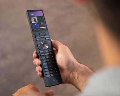 Silver neeo remote from Control4