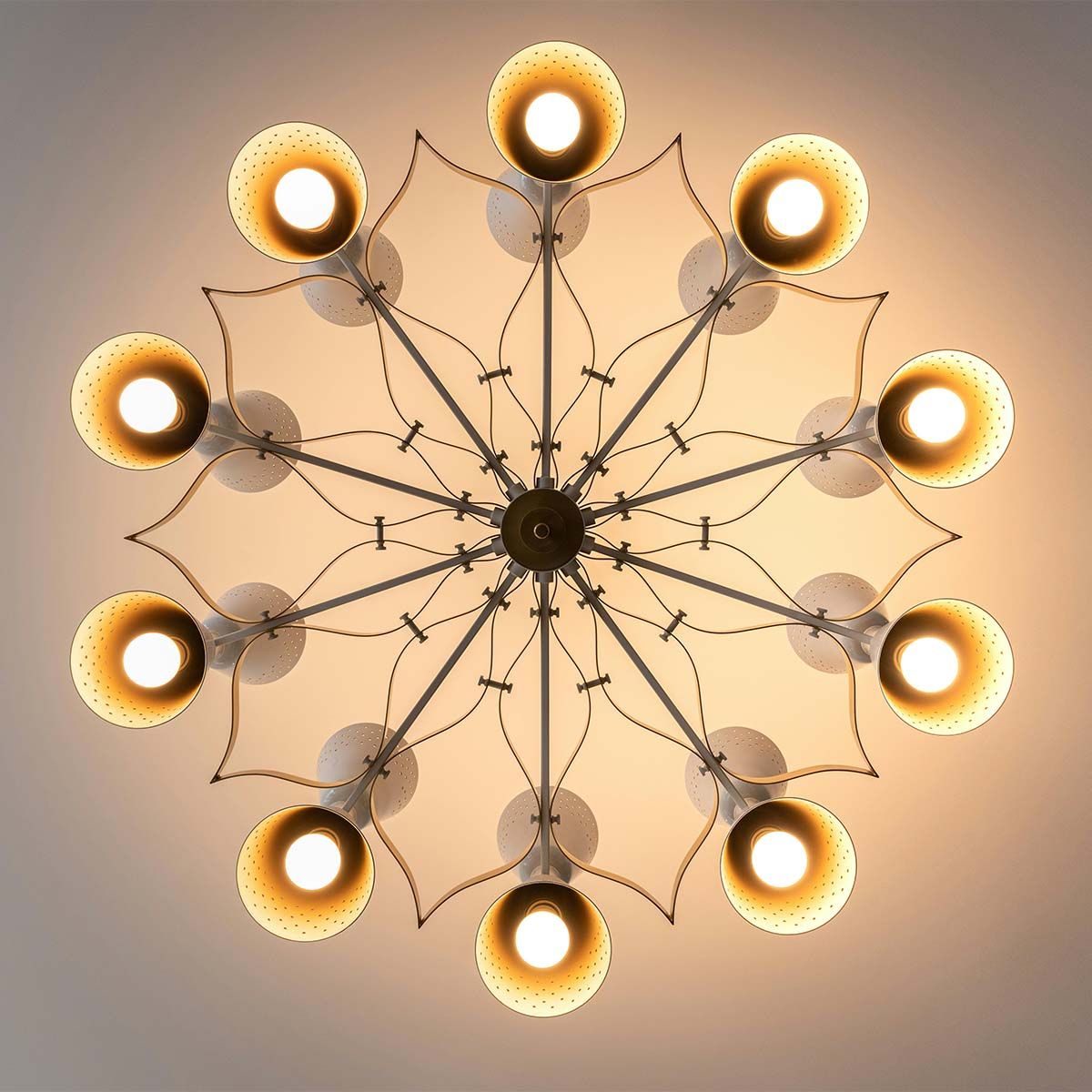 chandelier on